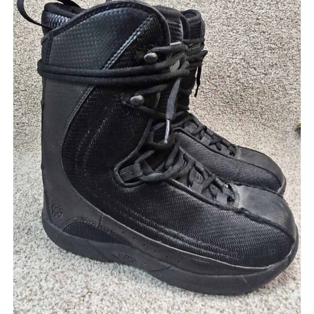 Lamar Snowboard Boots Mens Size 7 Justice Linered Mens‎ Black